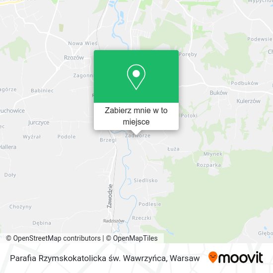 Mapa Parafia Rzymskokatolicka św. Wawrzyńca