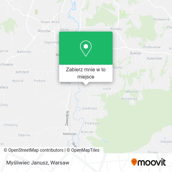 Mapa Myśliwiec Janusz