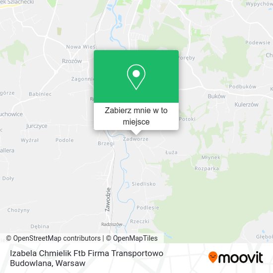 Mapa Izabela Chmielik Ftb Firma Transportowo Budowlana