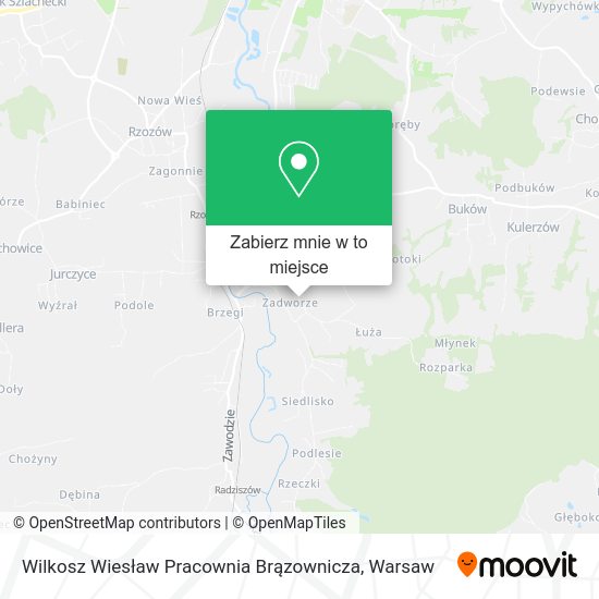 Mapa Wilkosz Wiesław Pracownia Brązownicza