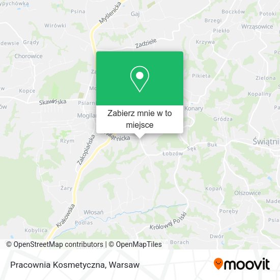 Mapa Pracownia Kosmetyczna