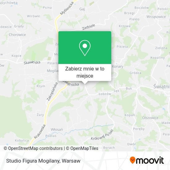 Mapa Studio Figura Mogilany