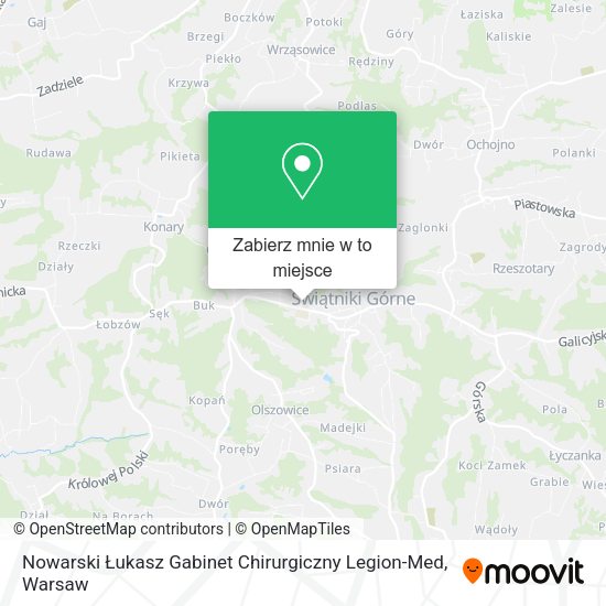 Mapa Nowarski Łukasz Gabinet Chirurgiczny Legion-Med