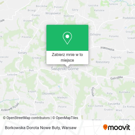 Mapa Borkowska Dorota Nowe Buty