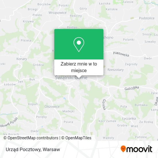 Mapa Urząd Pocztowy