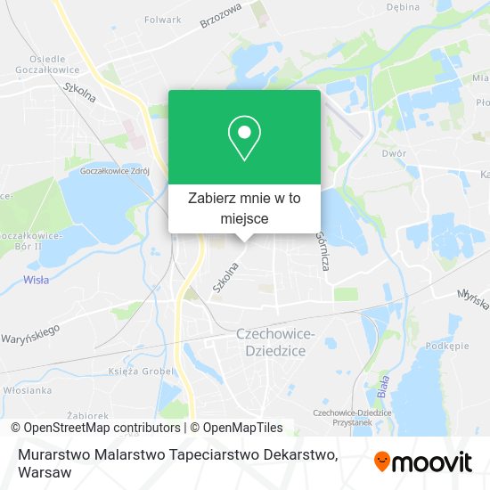 Mapa Murarstwo Malarstwo Tapeciarstwo Dekarstwo