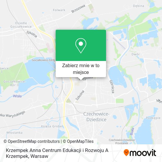 Mapa Krzempek Anna Centrum Edukacji i Rozwoju A Krzempek