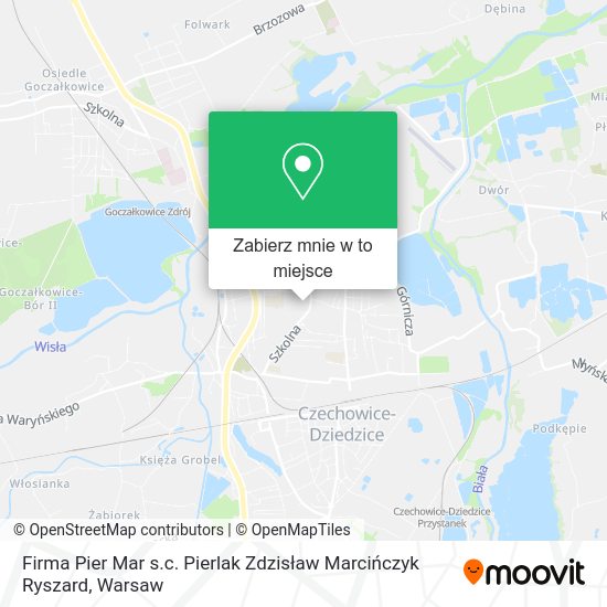 Mapa Firma Pier Mar s.c. Pierlak Zdzisław Marcińczyk Ryszard