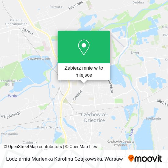 Mapa Lodziarnia Marlenka Karolina Czajkowska