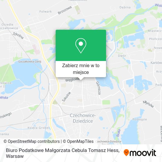 Mapa Biuro Podatkowe Małgorzata Cebula Tomasz Hess