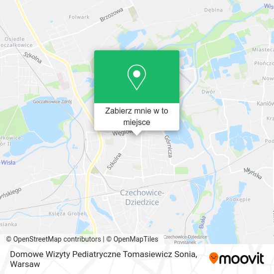 Mapa Domowe Wizyty Pediatryczne Tomasiewicz Sonia