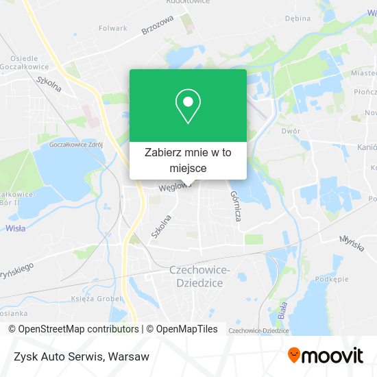 Mapa Zysk Auto Serwis