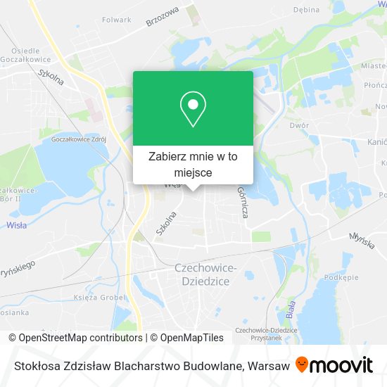 Mapa Stokłosa Zdzisław Blacharstwo Budowlane