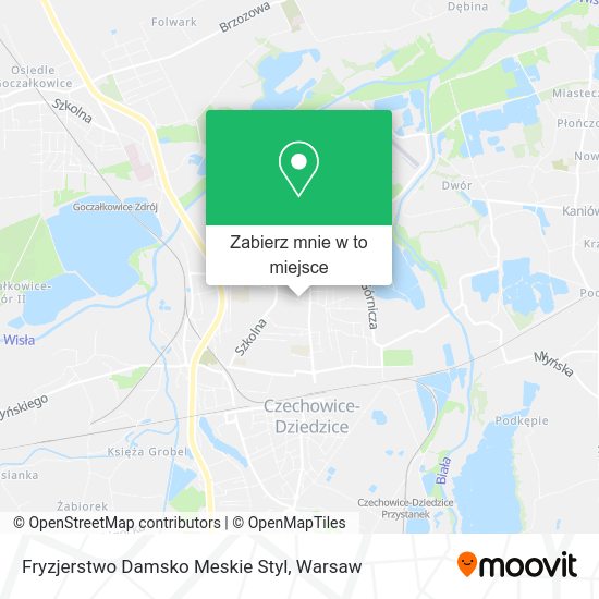 Mapa Fryzjerstwo Damsko Meskie Styl