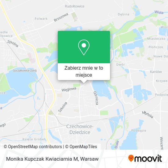 Mapa Monika Kupczak Kwiaciarnia M