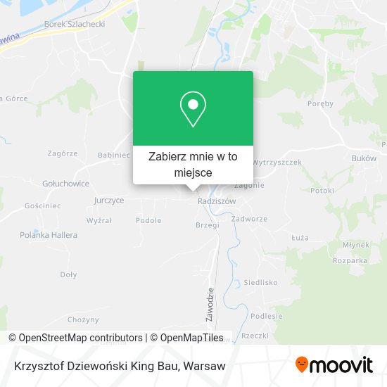 Mapa Krzysztof Dziewoński King Bau