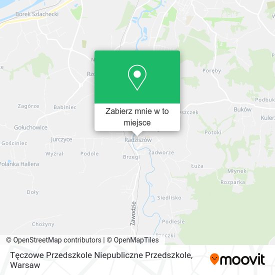 Mapa Tęczowe Przedszkole Niepubliczne Przedszkole