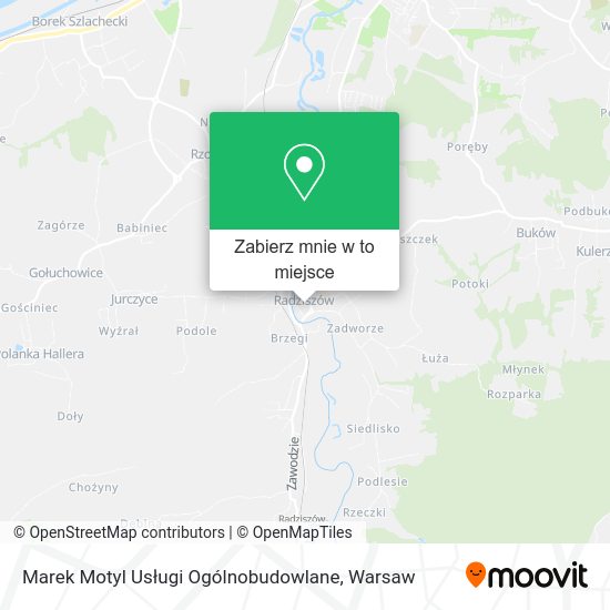 Mapa Marek Motyl Usługi Ogólnobudowlane