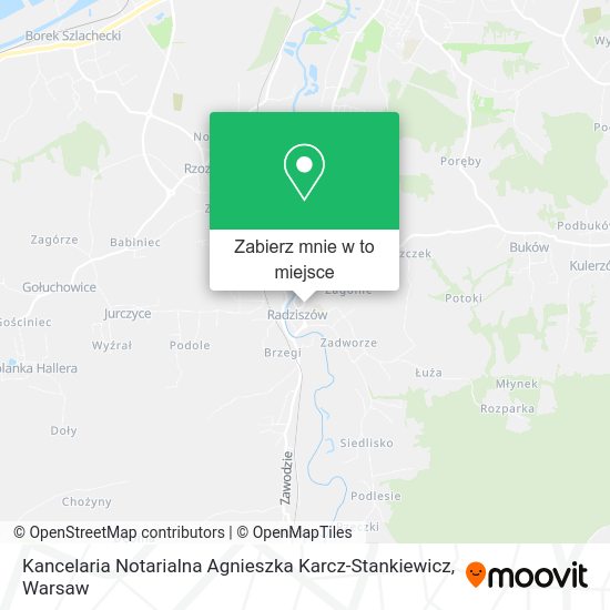 Mapa Kancelaria Notarialna Agnieszka Karcz-Stankiewicz