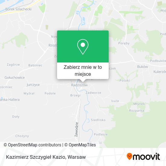 Mapa Kazimierz Szczygieł Kazio