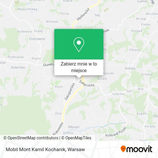 Mapa Mobil Mont Kamil Kochanik