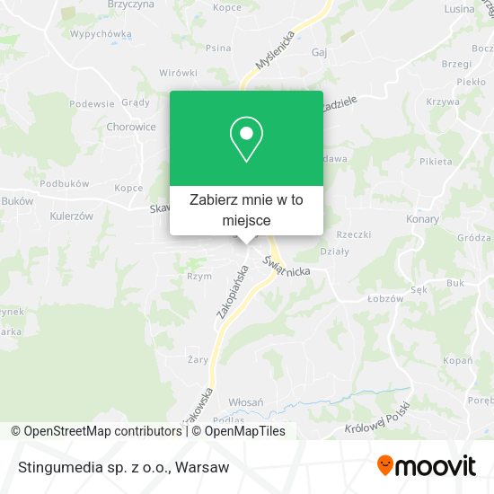 Mapa Stingumedia sp. z o.o.