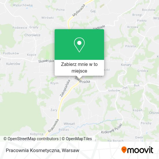 Mapa Pracownia Kosmetyczna