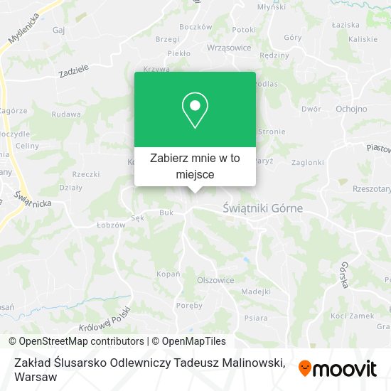 Mapa Zakład Ślusarsko Odlewniczy Tadeusz Malinowski