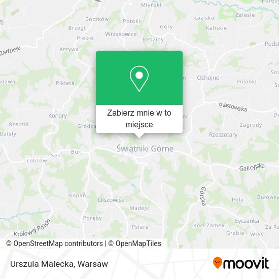 Mapa Urszula Malecka