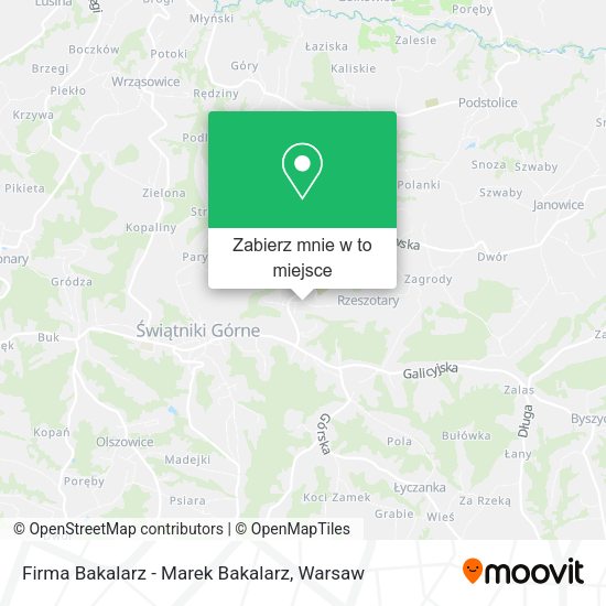 Mapa Firma Bakalarz - Marek Bakalarz