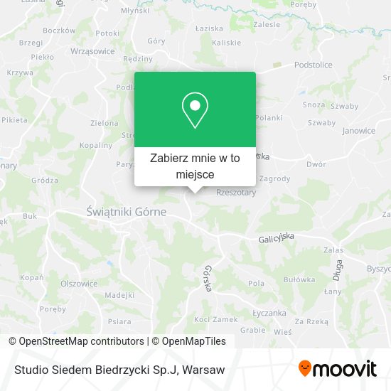 Mapa Studio Siedem Biedrzycki Sp.J