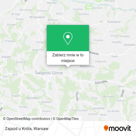 Mapa Zajazd u Króla