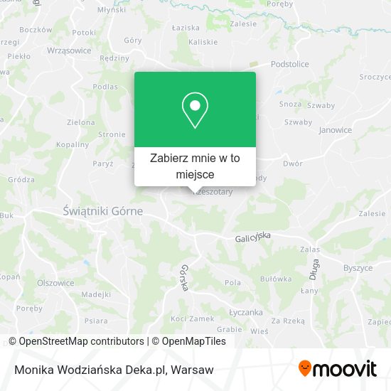 Mapa Monika Wodziańska Deka.pl