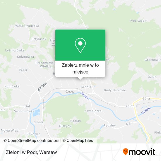 Mapa Zieloni w Podr