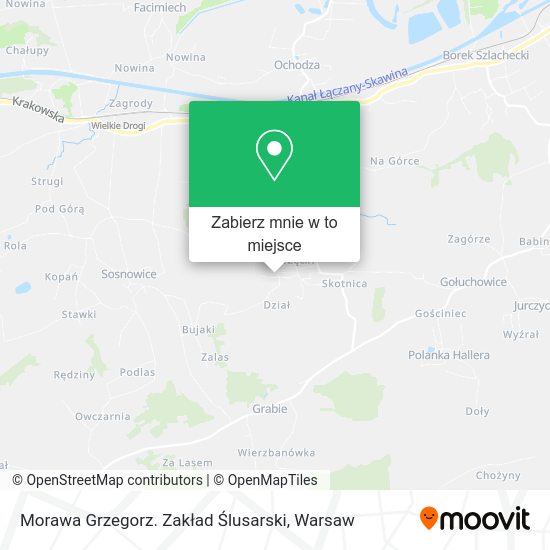 Mapa Morawa Grzegorz. Zakład Ślusarski