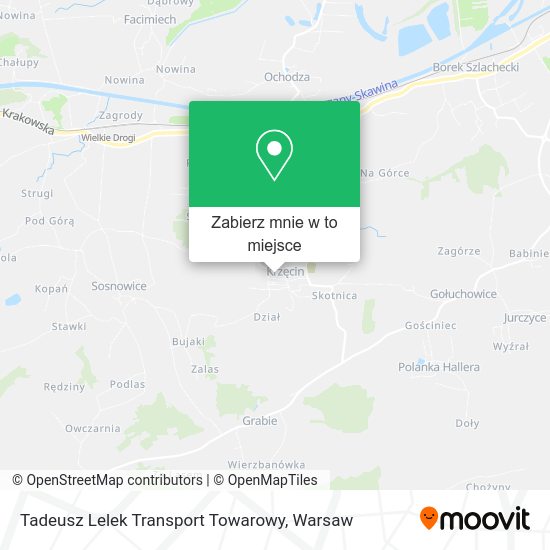 Mapa Tadeusz Lelek Transport Towarowy