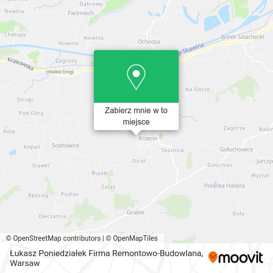 Mapa Łukasz Poniedziałek Firma Remontowo-Budowlana