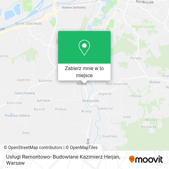 Mapa Usługi Remontowo- Budowlane Kazimierz Herjan