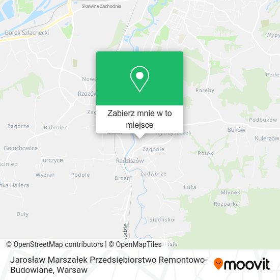 Mapa Jarosław Marszałek Przedsiębiorstwo Remontowo- Budowlane