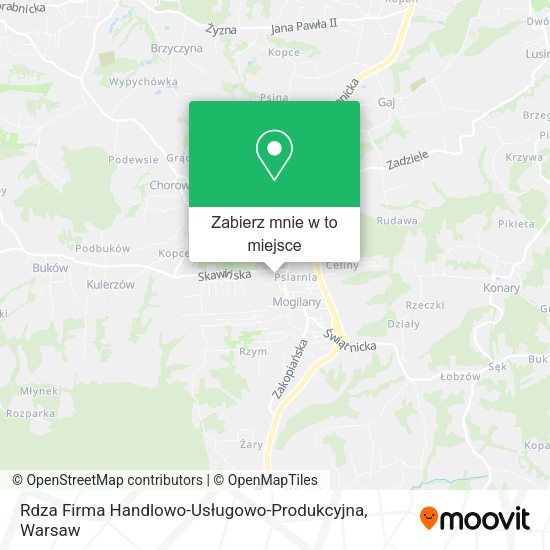 Mapa Rdza Firma Handlowo-Usługowo-Produkcyjna