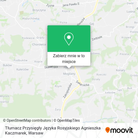 Mapa Tłumacz Przysięgły Języka Rosyjskiego Agnieszka Kaczmarek