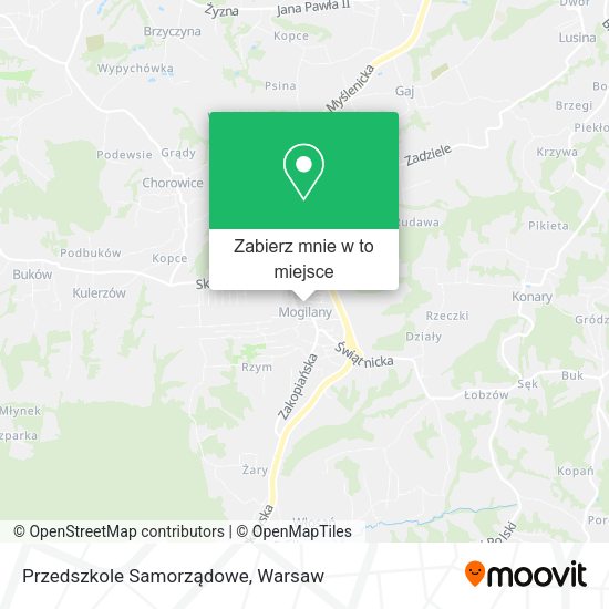 Mapa Przedszkole Samorządowe