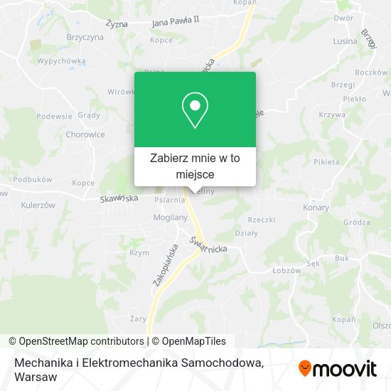 Mapa Mechanika i Elektromechanika Samochodowa