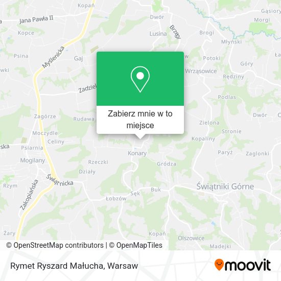 Mapa Rymet Ryszard Małucha