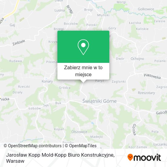 Mapa Jarosław Kopp Mold-Kopp Biuro Konstrukcyjne