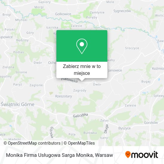 Mapa Monika Firma Usługowa Sarga Monika