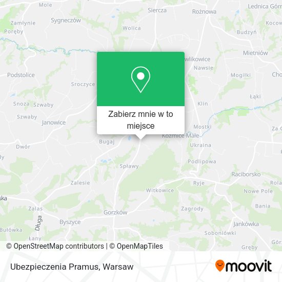 Mapa Ubezpieczenia Pramus