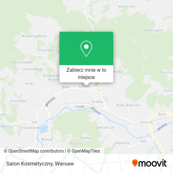 Mapa Salon Kosmetyczny