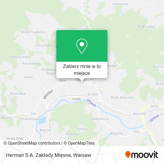 Mapa Herman S.A. Zakłady Mięsne