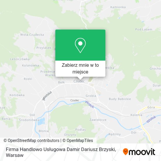 Mapa Firma Handlowo Usługowa Damir Dariusz Brzyski